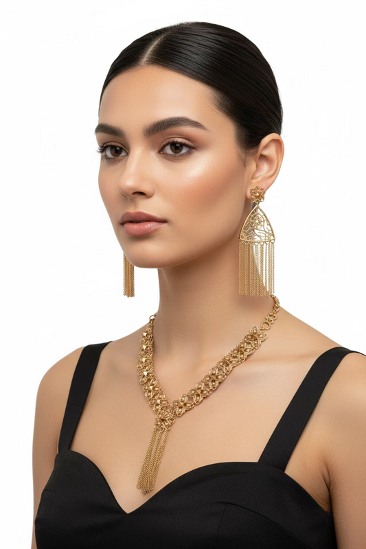 Kendra Scott Statement Set- Earrings & Necklace-Jewelry-Gazelle Fashion and Style