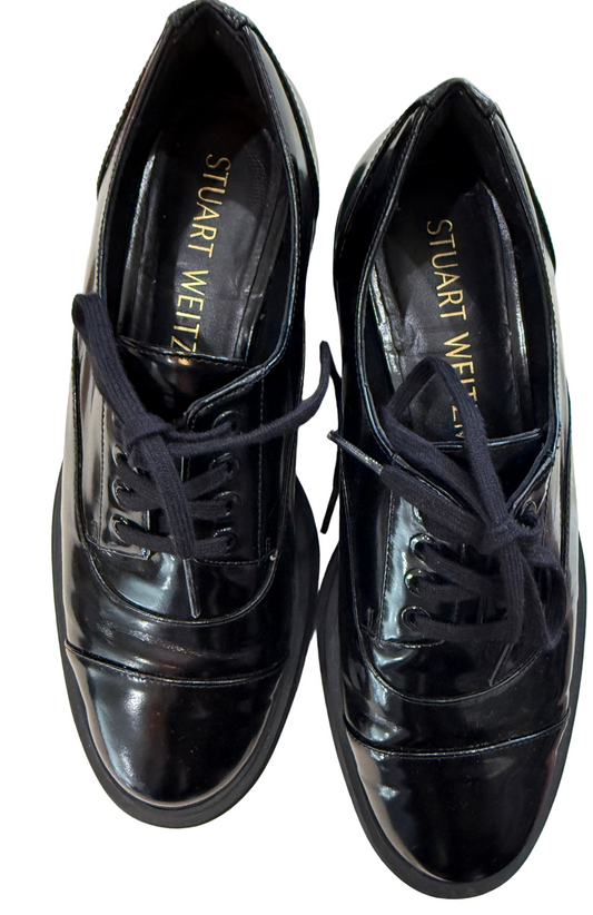 Stuart Weitzman Nolita Lace-Up Oxford- Size 8 $105-Shoes-Gazelle Fashion and Style