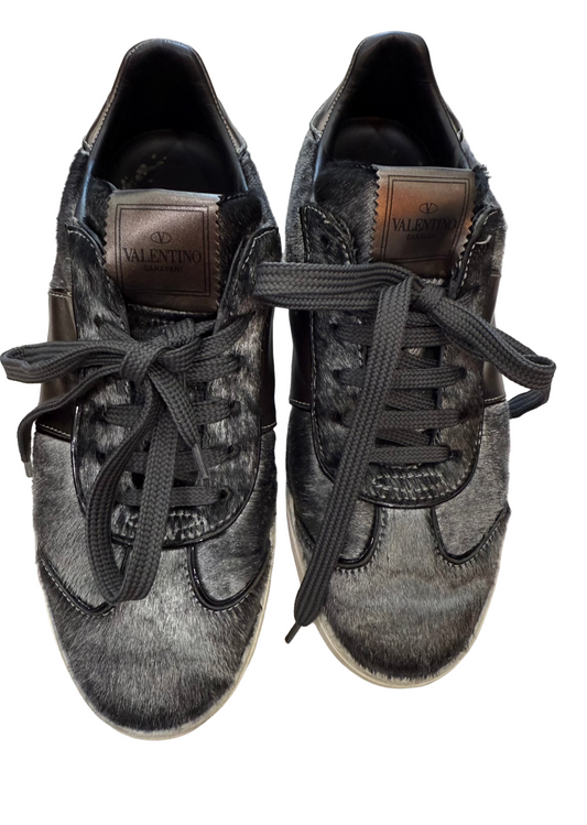 Valentino Flycrew Rockstud Sneaker- Size 38, US 8 $185-Shoes-Gazelle Fashion and Style