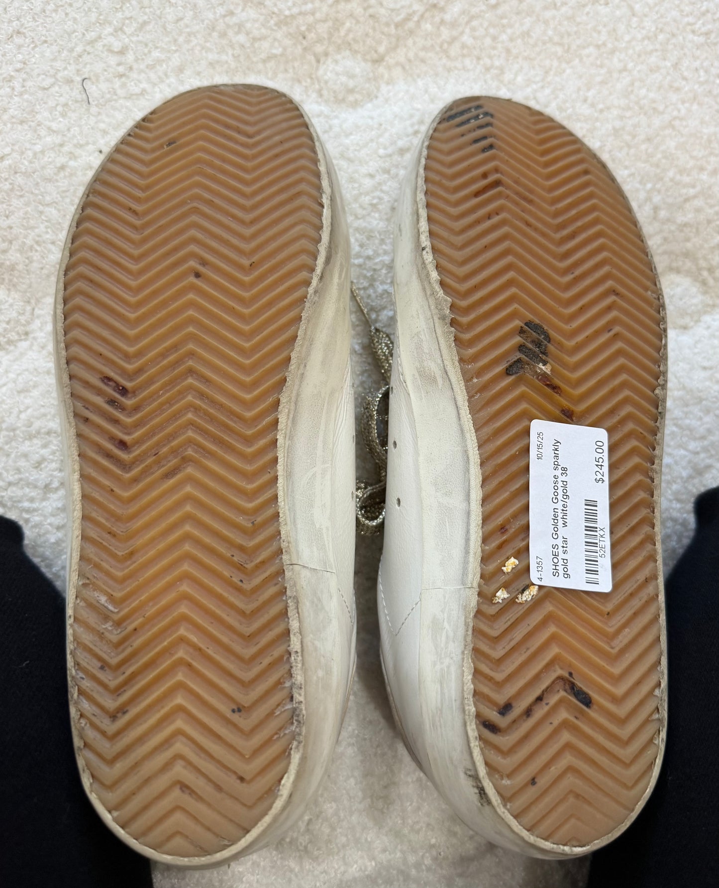 Golden Goose Super-Star Sneakers- Size 38, US 8 $245-Shoes-Gazelle Fashion and Style