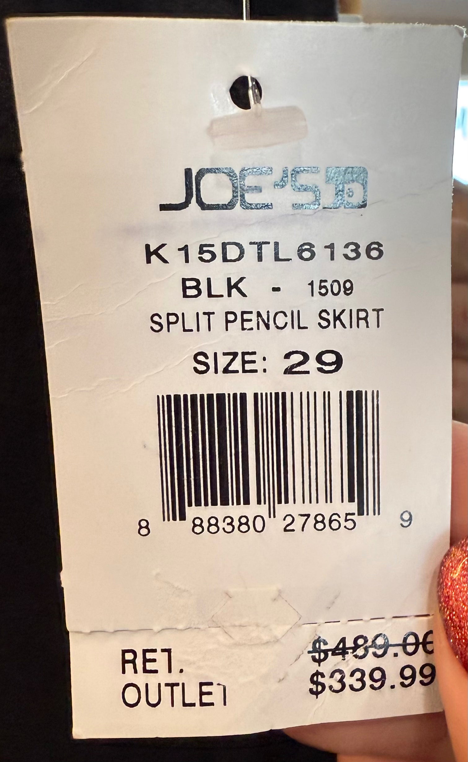 Joe's Jeans Split Pencil Skirt- NWT- Size: 29-Skirt-Gazelle Fashion and Style