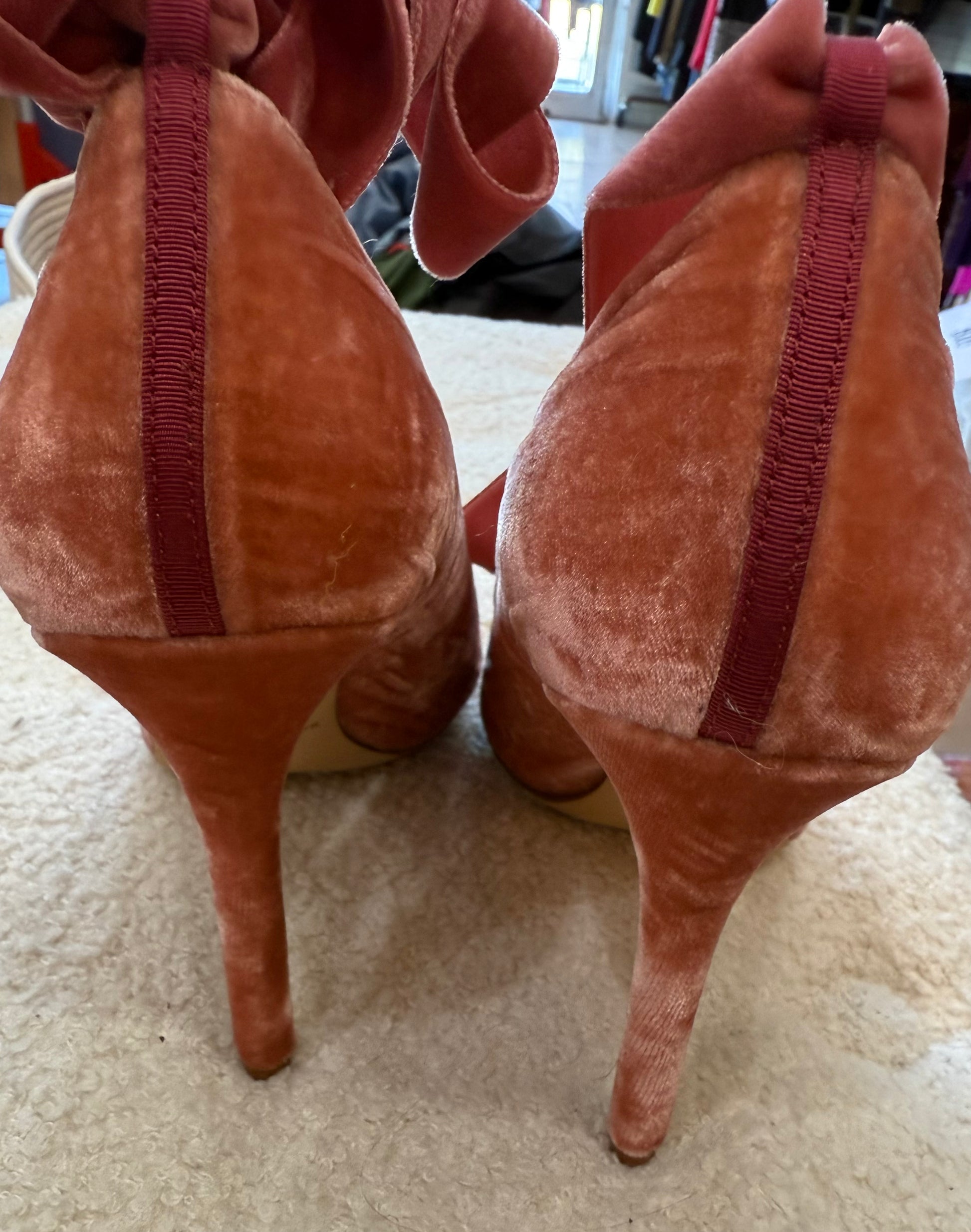 SJP By Sarah Jessica Parker Velvet Pump- Size 38, US 7 $150-Shoes-Gazelle Fashion and Style