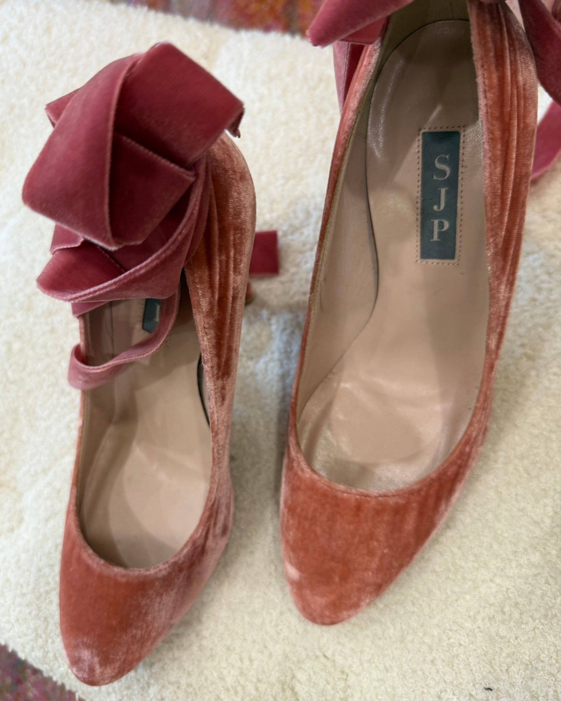 SJP By Sarah Jessica Parker Velvet Pump- Size 38, US 7 $150-Shoes-Gazelle Fashion and Style