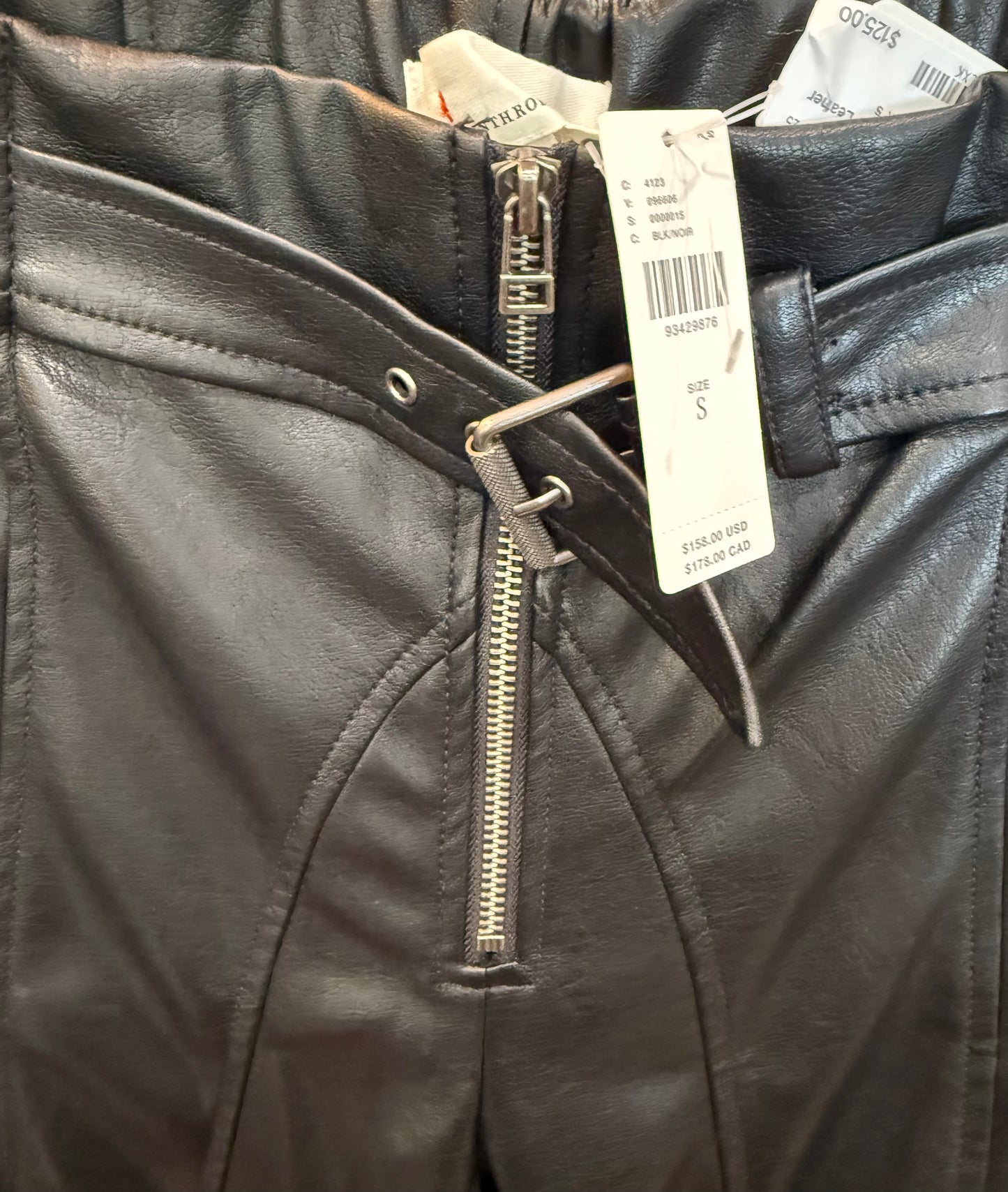 Maeve by Anthropologie Faux Leather Pant- NWT- Size: S $125-Pants-Gazelle Fashion and Style