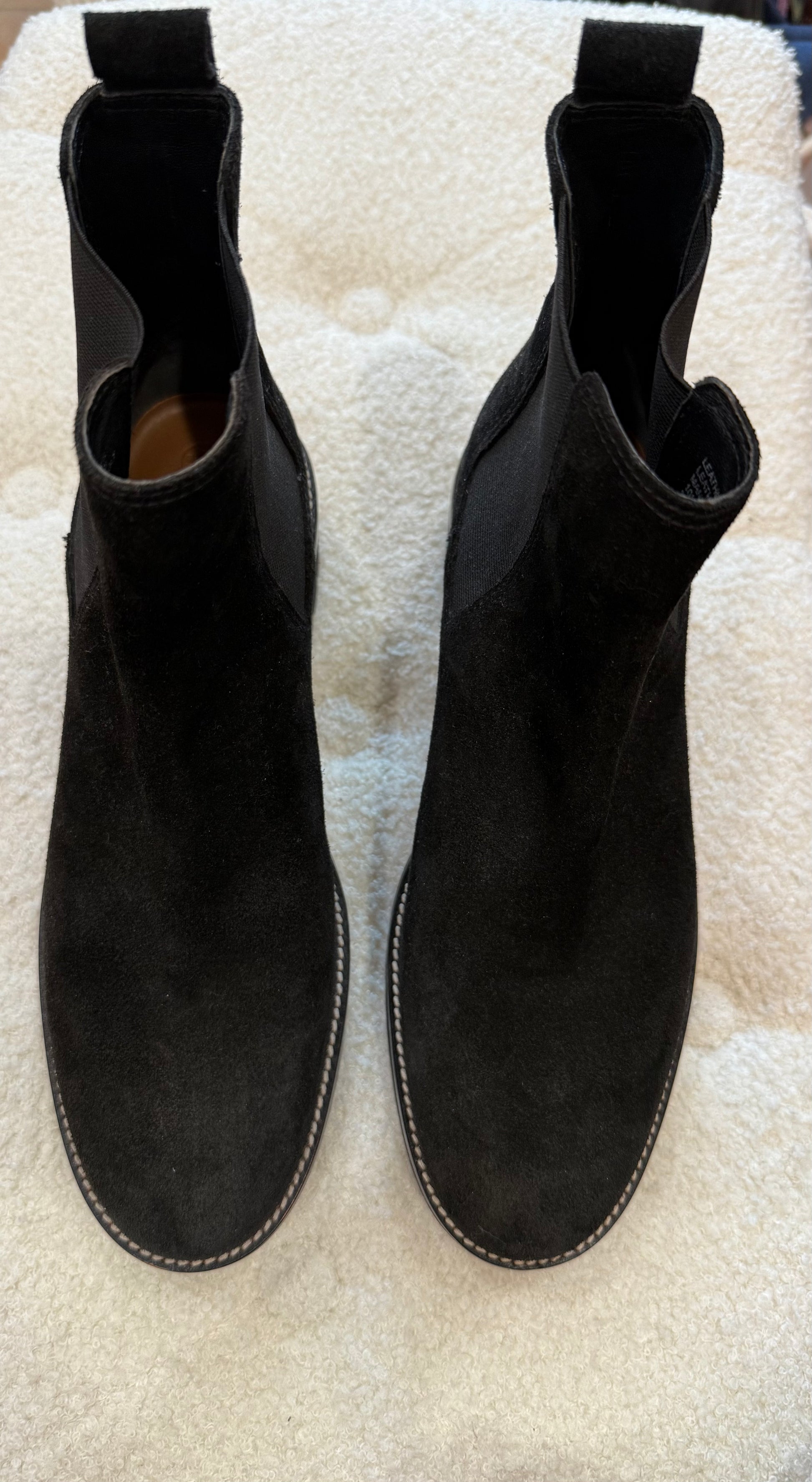 Tory Burch Chelsea 50mm Lug Booties- Size: 10.5 $175-Shoes-Gazelle Fashion and Style