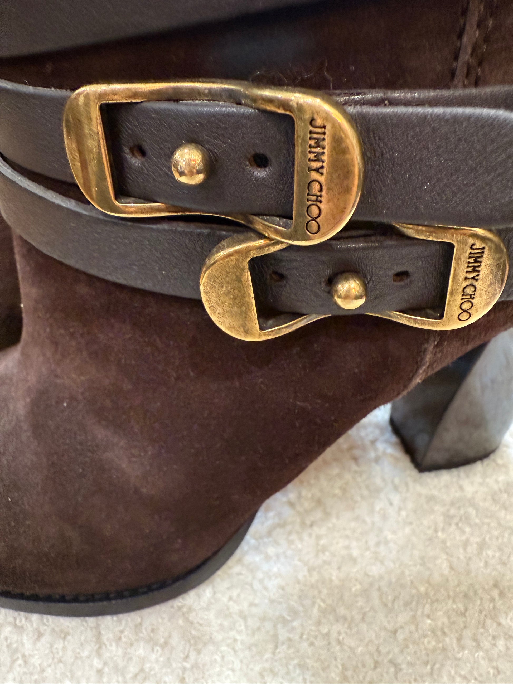 Jimmy Choo Melba Ankle Bootie- Size: 41, US 11 $249-Shoes-Gazelle Fashion and Style