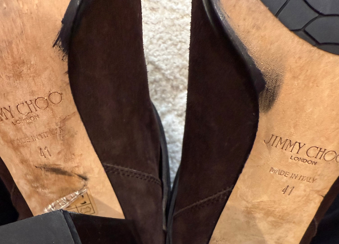 Jimmy Choo Melba Ankle Bootie- Size: 41, US 11 $249-Shoes-Gazelle Fashion and Style