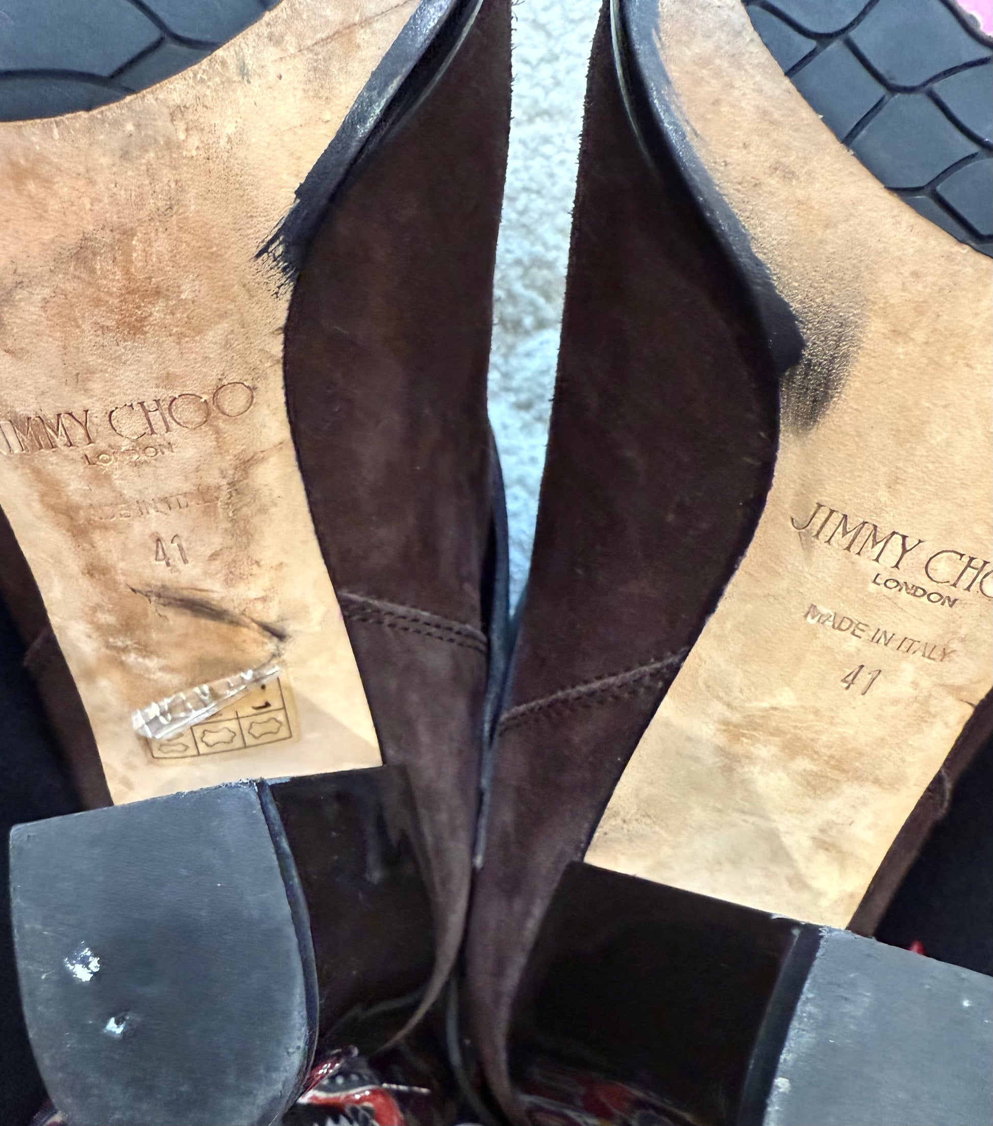 Jimmy Choo Melba Ankle Bootie- Size: 41, US 11 $249-Shoes-Gazelle Fashion and Style