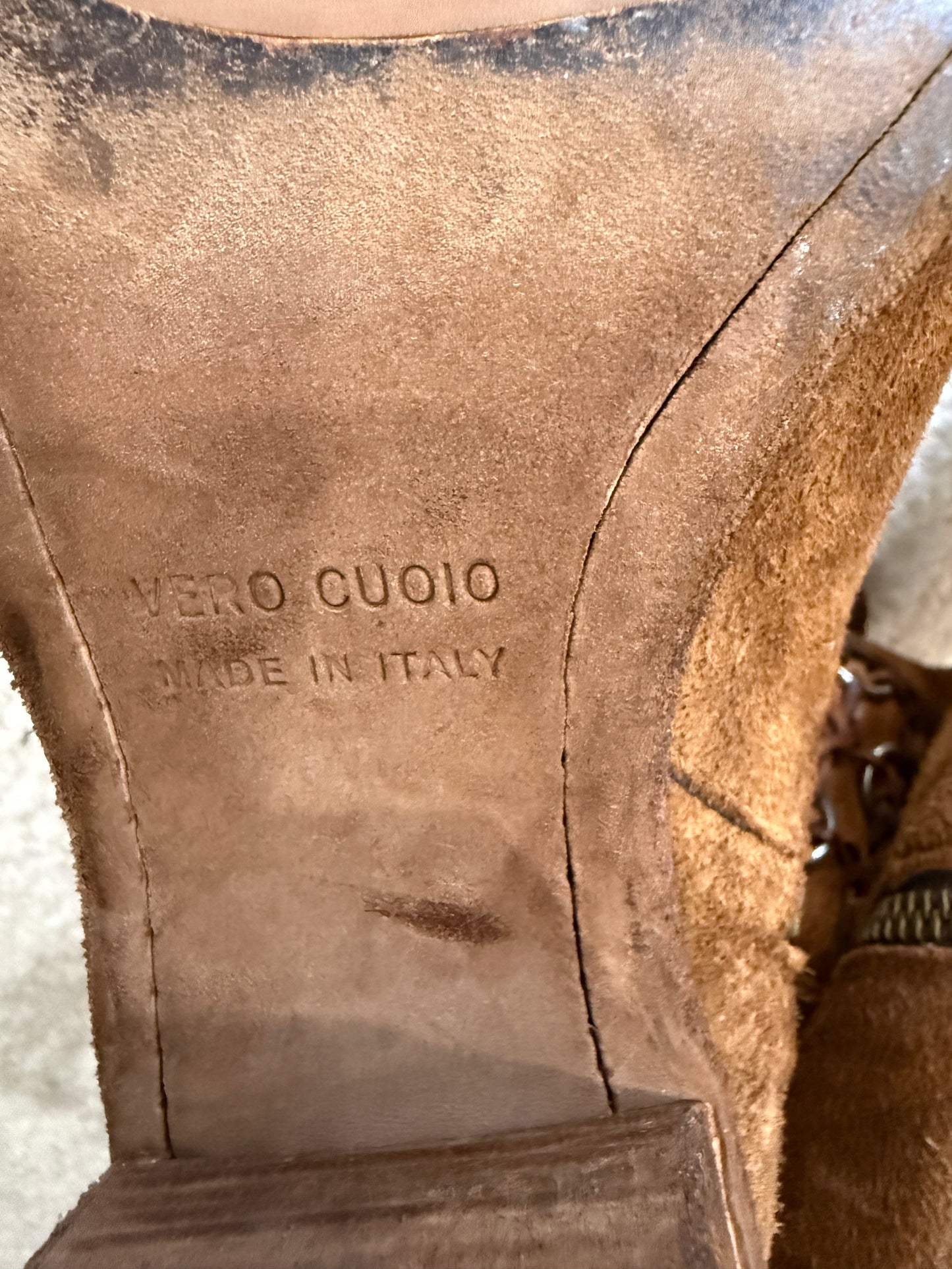 Vero Cuoio Chain Cowboy Boot- Size 9 $265-Shoes-Gazelle Fashion and Style