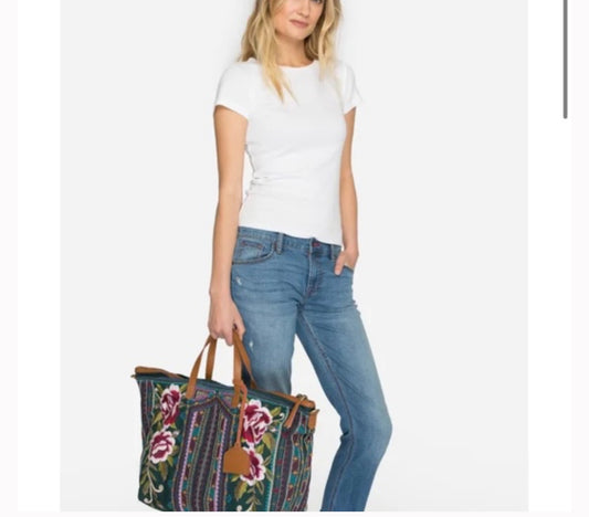 Johnny Was Langley Weekend Bag $185-Bags-Gazelle Fashion and Style