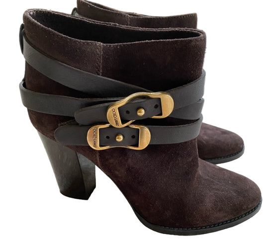 Jimmy Choo Melba Ankle Bootie- Size: 41, US 11 $249-Shoes-Gazelle Fashion and Style