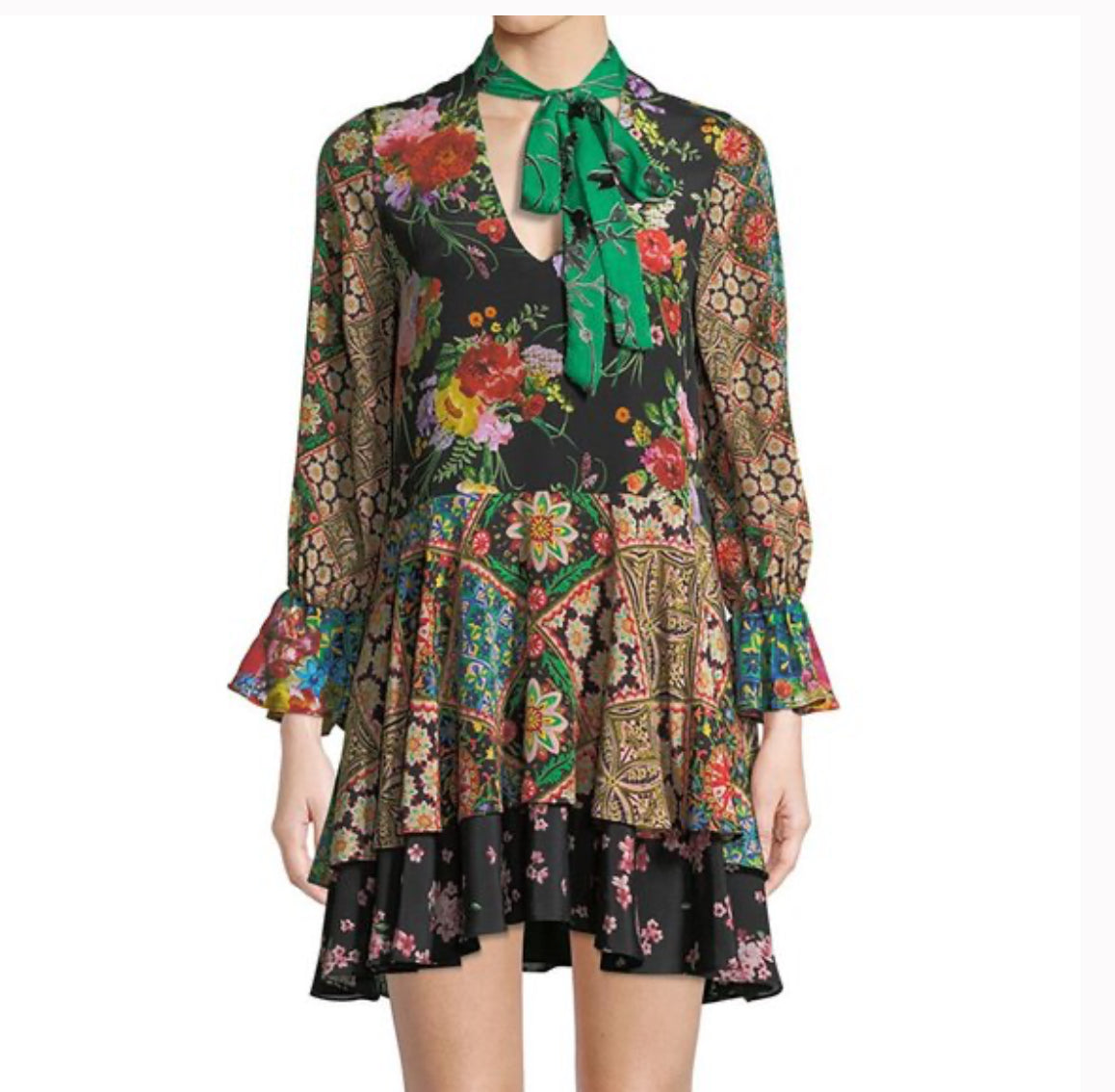 Alice + Olivia Moore Juniper Dress- Size S/M-Dresses-Gazelle Fashion and Style