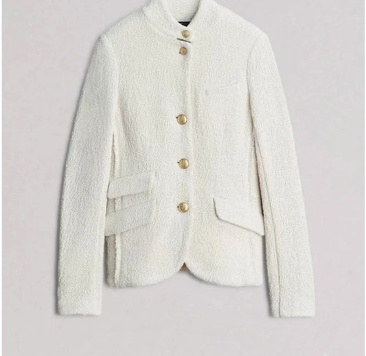 Rag & Bone Ecru Slade Blazer- NWT -Size 6-Jacket-Gazelle Fashion and Style
