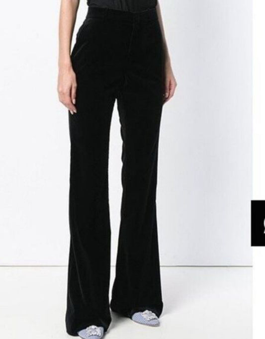 Gucci Black Mid-Rise Pants - Size 38 US 4/6 $225-Pants-Gazelle Fashion and Style