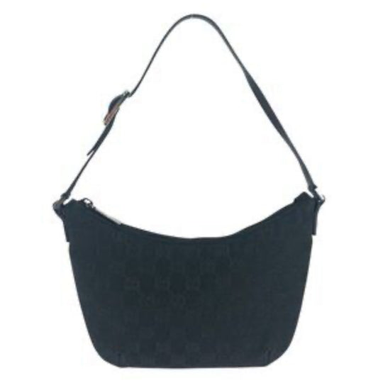 Gucci Black GG Canvas Shoulder Bag- $450-Accessories-Gazelle Fashion and Style