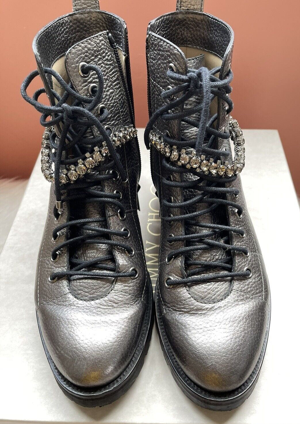 Jimmy Choo Combat Boot. $1250