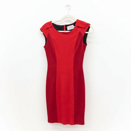 Shades of Grey Red Cap Sleeve Dress-DRESS-0P-Red-Used-Gazelle Fashion and Style