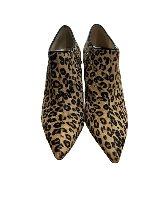 Footcandy Leopard Print High Heeled Booties-SHOES-11-leopard-Used-Gazelle Fashion and Style