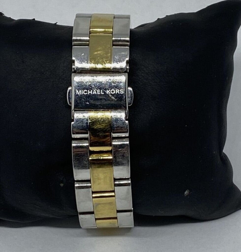 Michael Kors Madison Women's Two-Tone Gold and Silver Watch-WATCH-Gazelle Fashion and Style