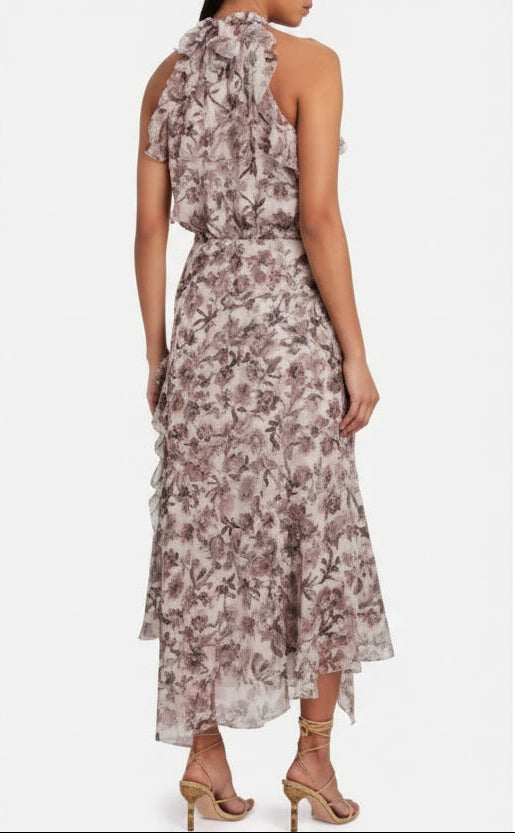 Veronica Beard Floral Midi Dress-DRESS-Gazelle Fashion and Style