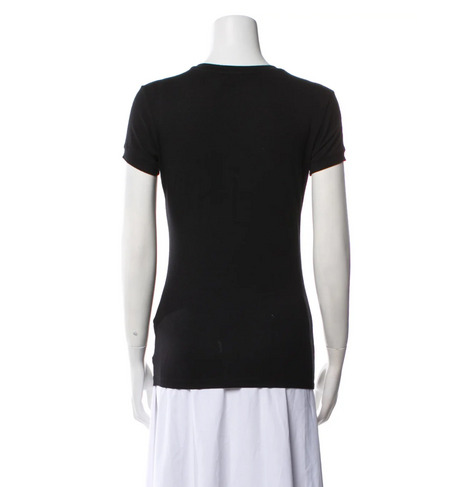 Versace Bedazzled Print Crew Neck T-Shirt-TOPS-Gazelle Fashion and Style