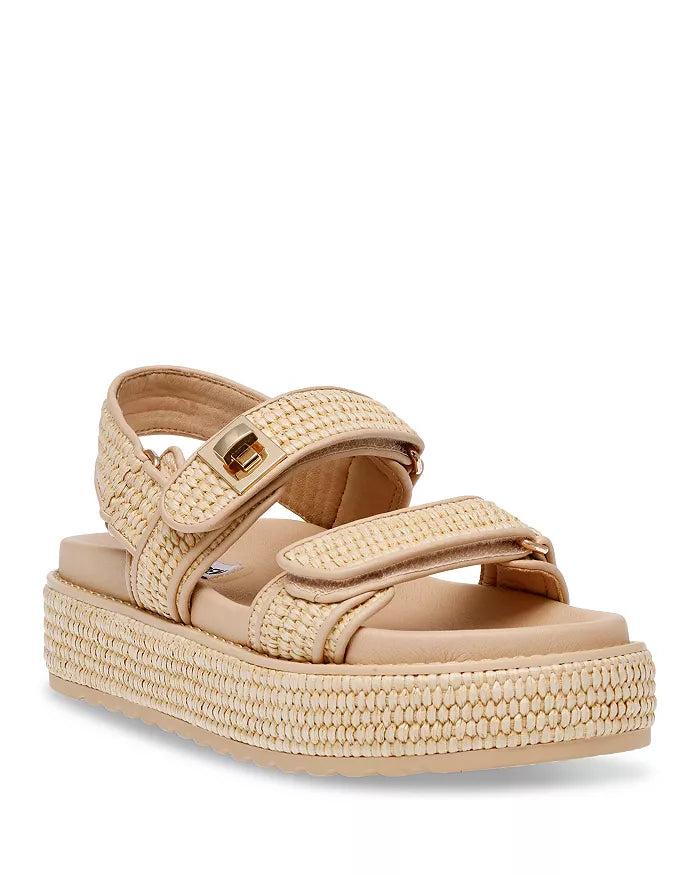 STEVE MADDEN Women's BigMona Strappy Platform Sandals Size 7.5