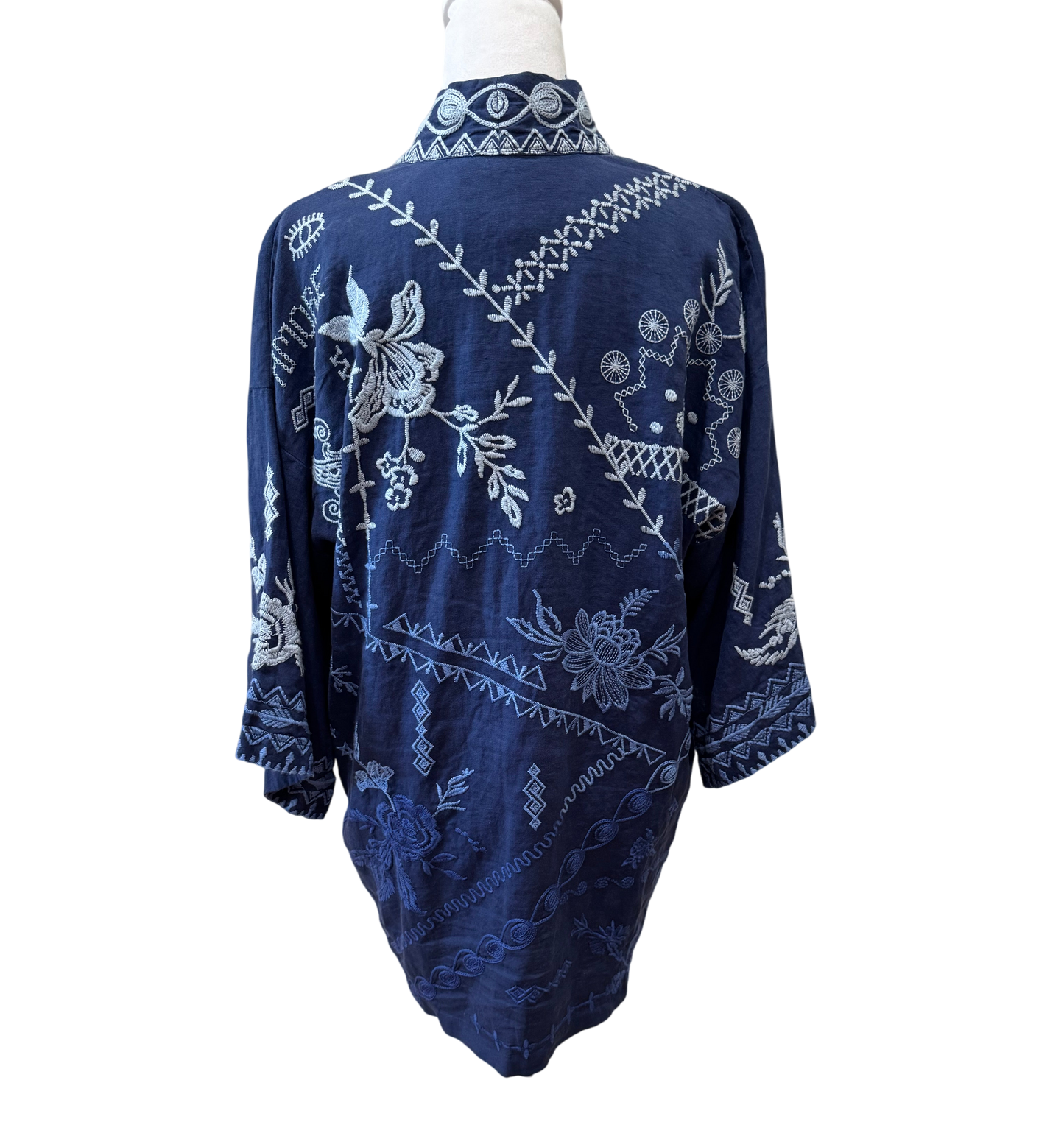 Johnny Was Linen kimono-TOPS-Gazelle Fashion and Style