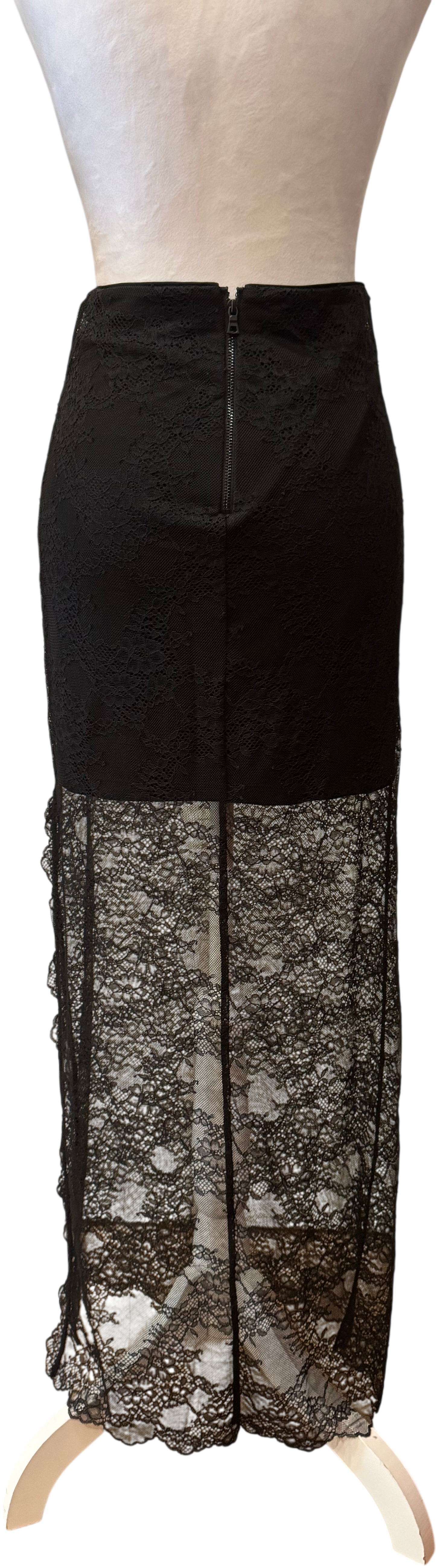 Alice + Olivia Maxi Lace Skirt