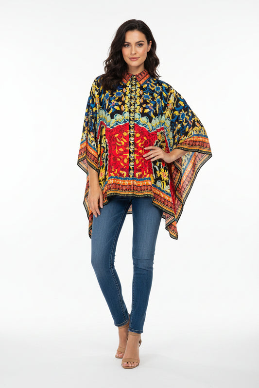 Alice + Olivia Deanne Blouse-TOPS-Gazelle Fashion and Style