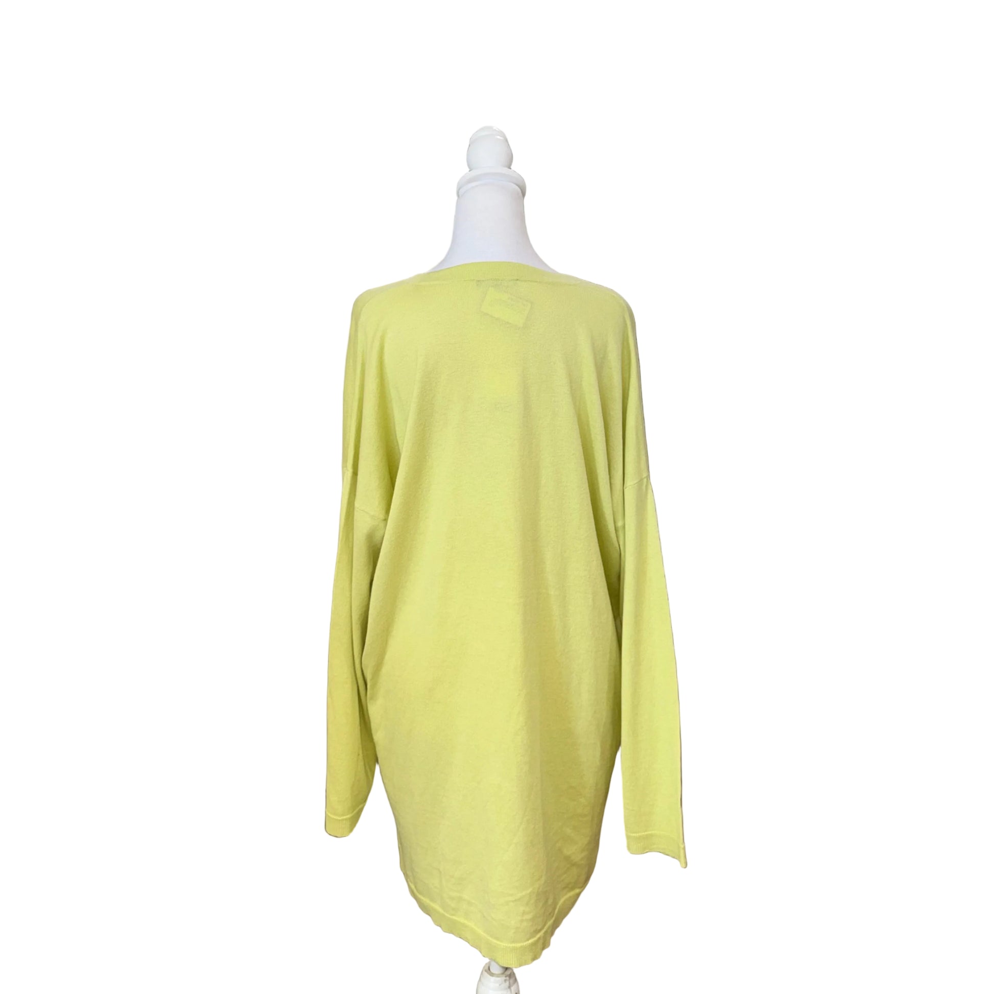 Eileen Fisher Lime Green Top- Gazelle Fashion and Style 