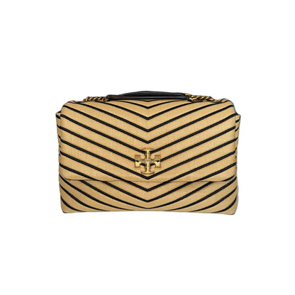 Tory Burch Kira Chevron Straw Bag- Gazelle Fashion and Style 