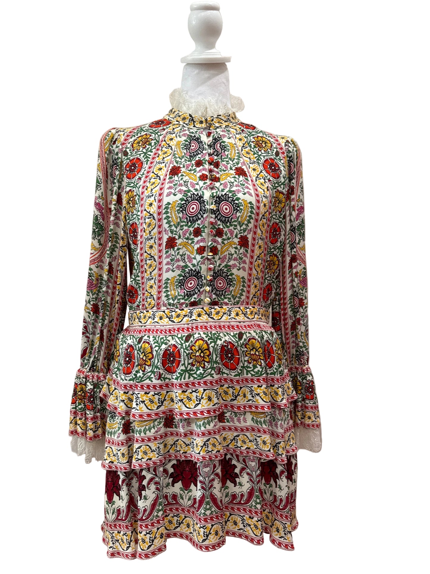 Alice and Olivia Boho Mulit-colored dress-DRESS-8-Multi-Excellent-Gazelle Fashion and Style