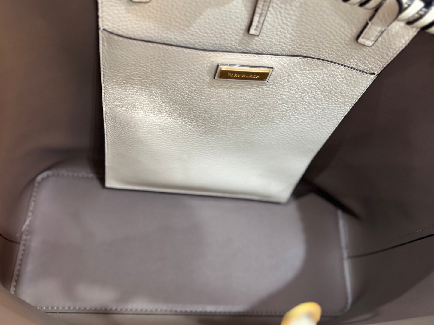 Tory Burch McGraw Whipstitch Tote Bag-HANDBAGS-Gazelle Fashion and Style
