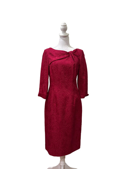 Rena Lange Rose Pattern Dress-DRESS-8-red-Great-Gazelle Fashion and Style