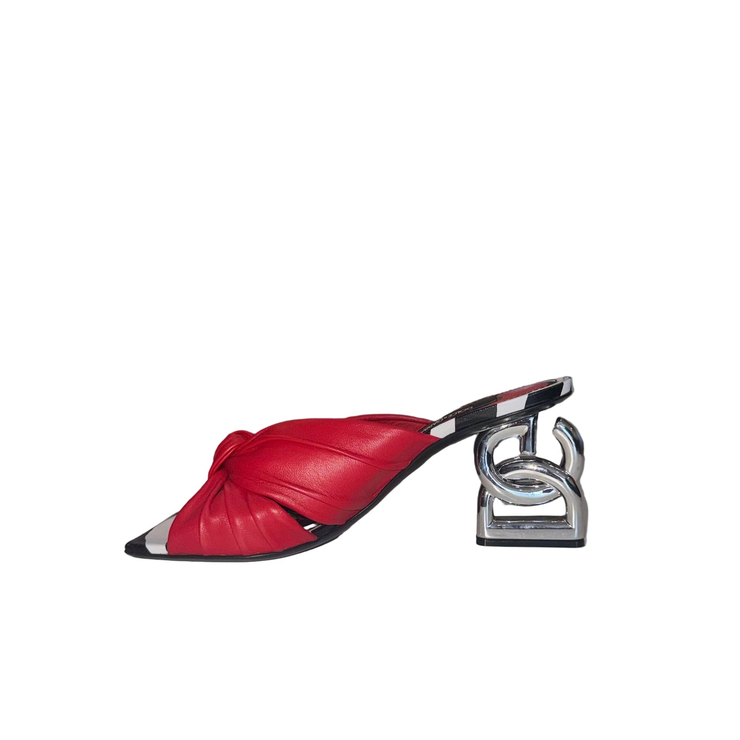 Dolce Gabbana Pop Leather Mules- Gazelle Fashion and Style 