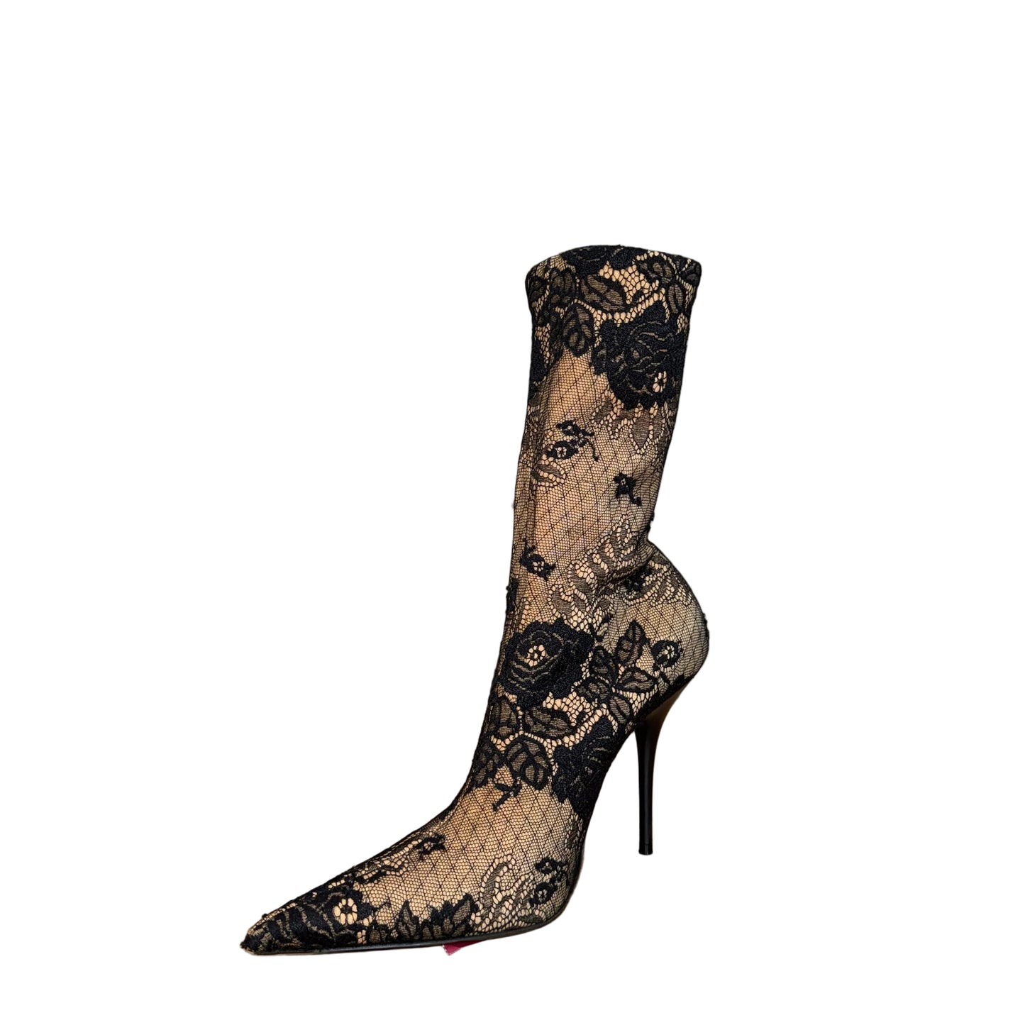 Black Lace Stiletto High Heels-SHOES-38-black-New-Gazelle Fashion and Style