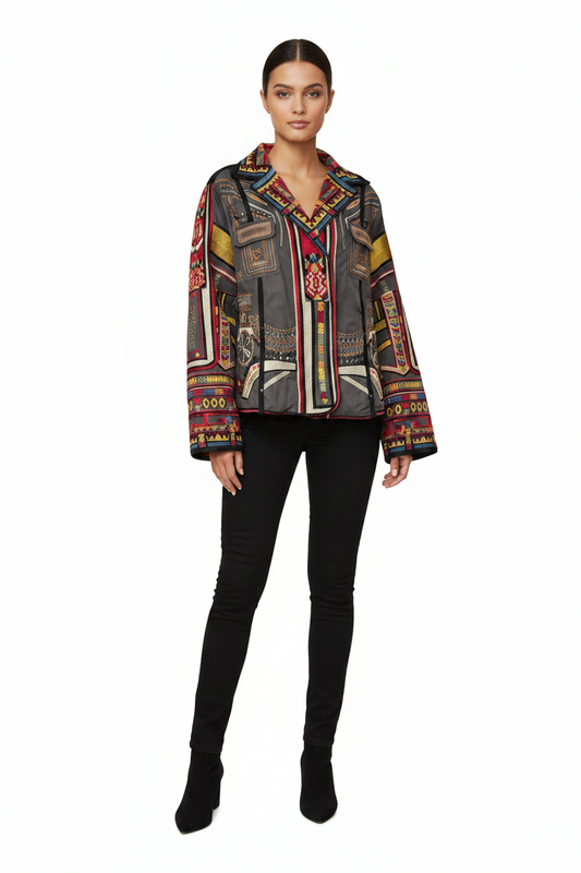 Johnny Was Embroidered Jacket- Gazelle Fashion and Style 