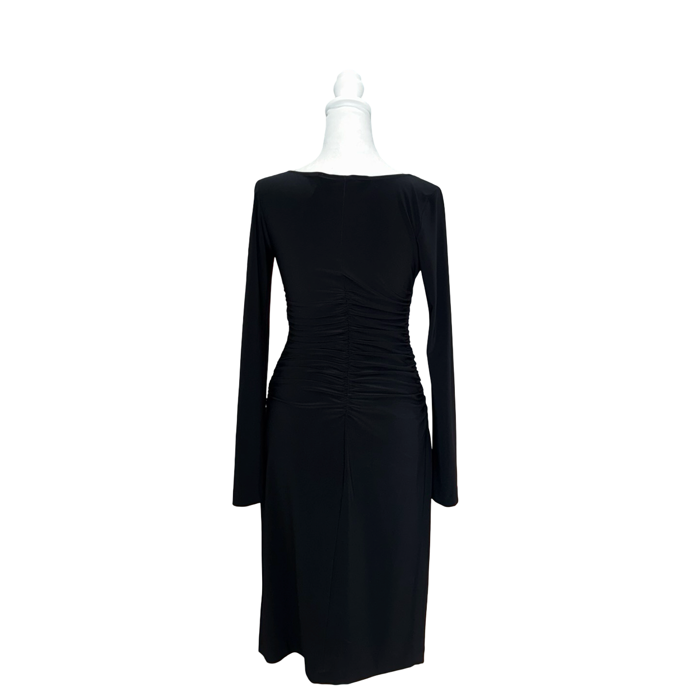 Norma Kamali Black Midi Dress- Gazelle Fashion and Style 