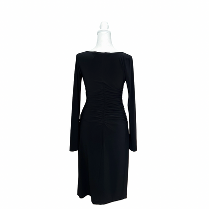 Norma Kamali Black Midi Dress- Gazelle Fashion and Style 