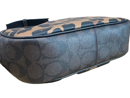 Jamie Camera Bag in Signature Canvas with Leopard Print-HANDBAGS-Gazelle Fashion and Style