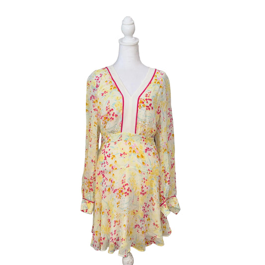 Reiss Molly Buttercup Floral Print Dress-DRESS-Gazelle Fashion and Style