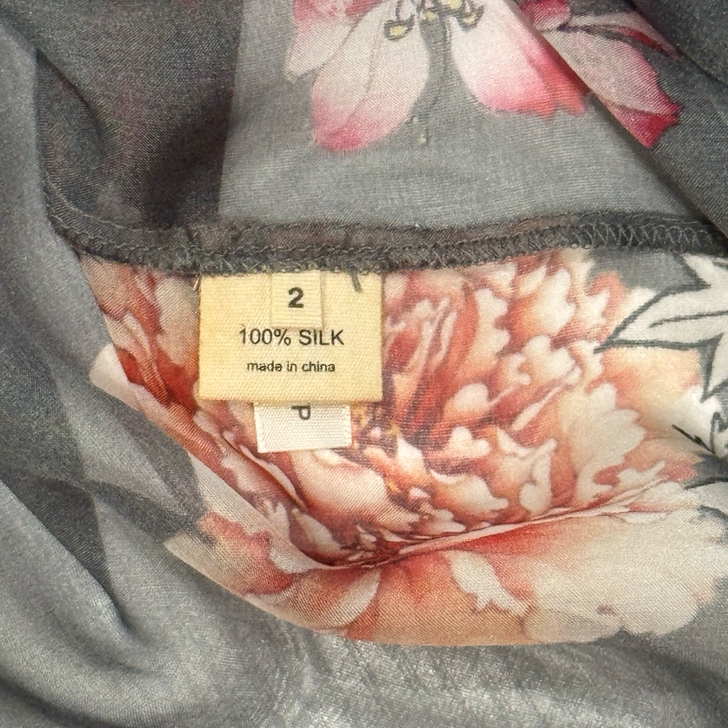 L'AGENCE Silk Floral Sheer Blouse- Gazelle Fashion and Style 
