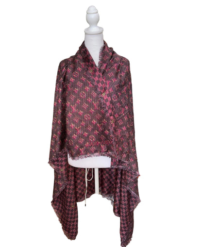 Louis Vuitton Monogram Scarf/Shawl- Gazelle Fashion and Style 