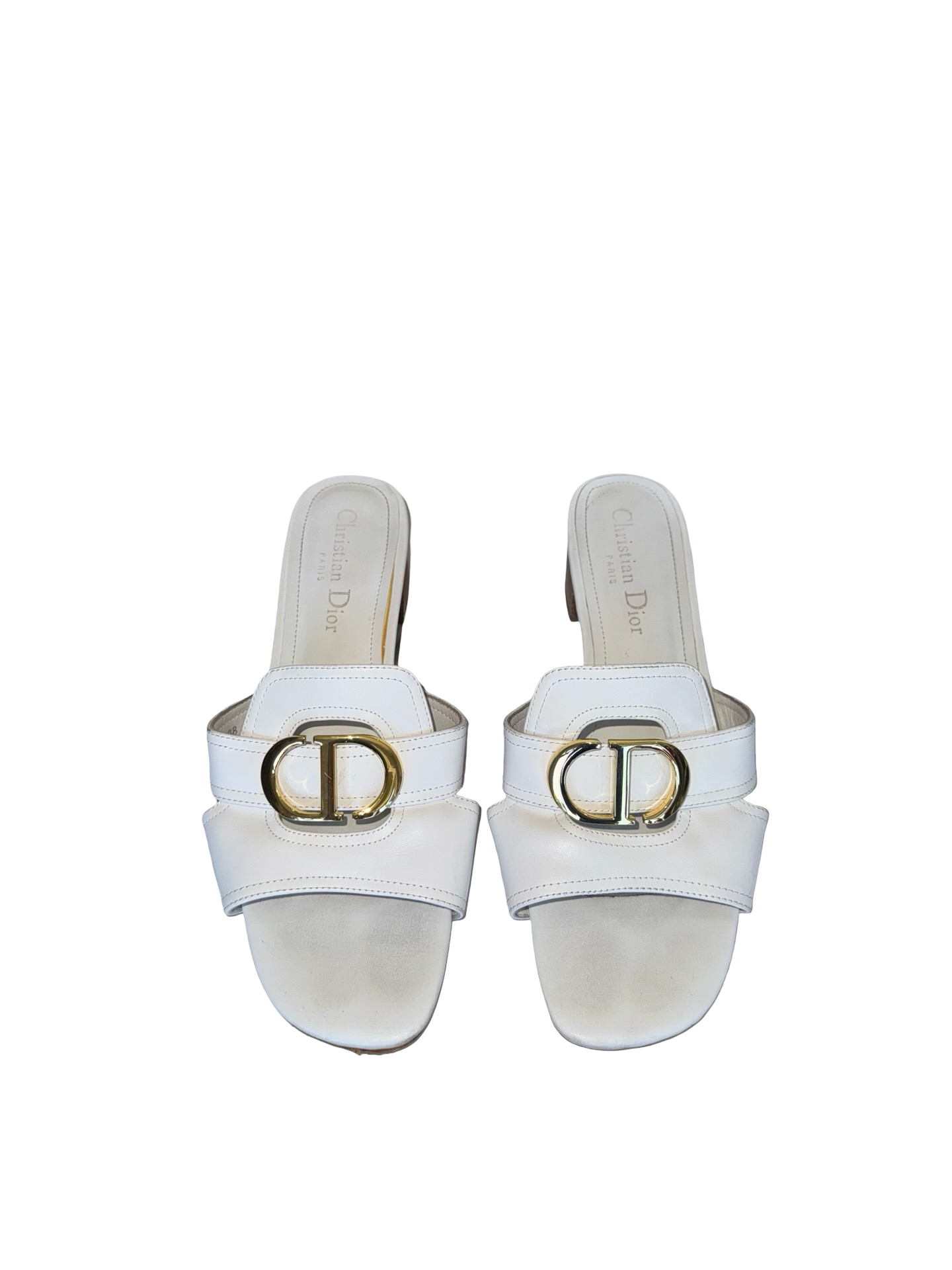 Christian Dior 30 Montaigne Heeled Slide- Gazelle Fashion and Style 
