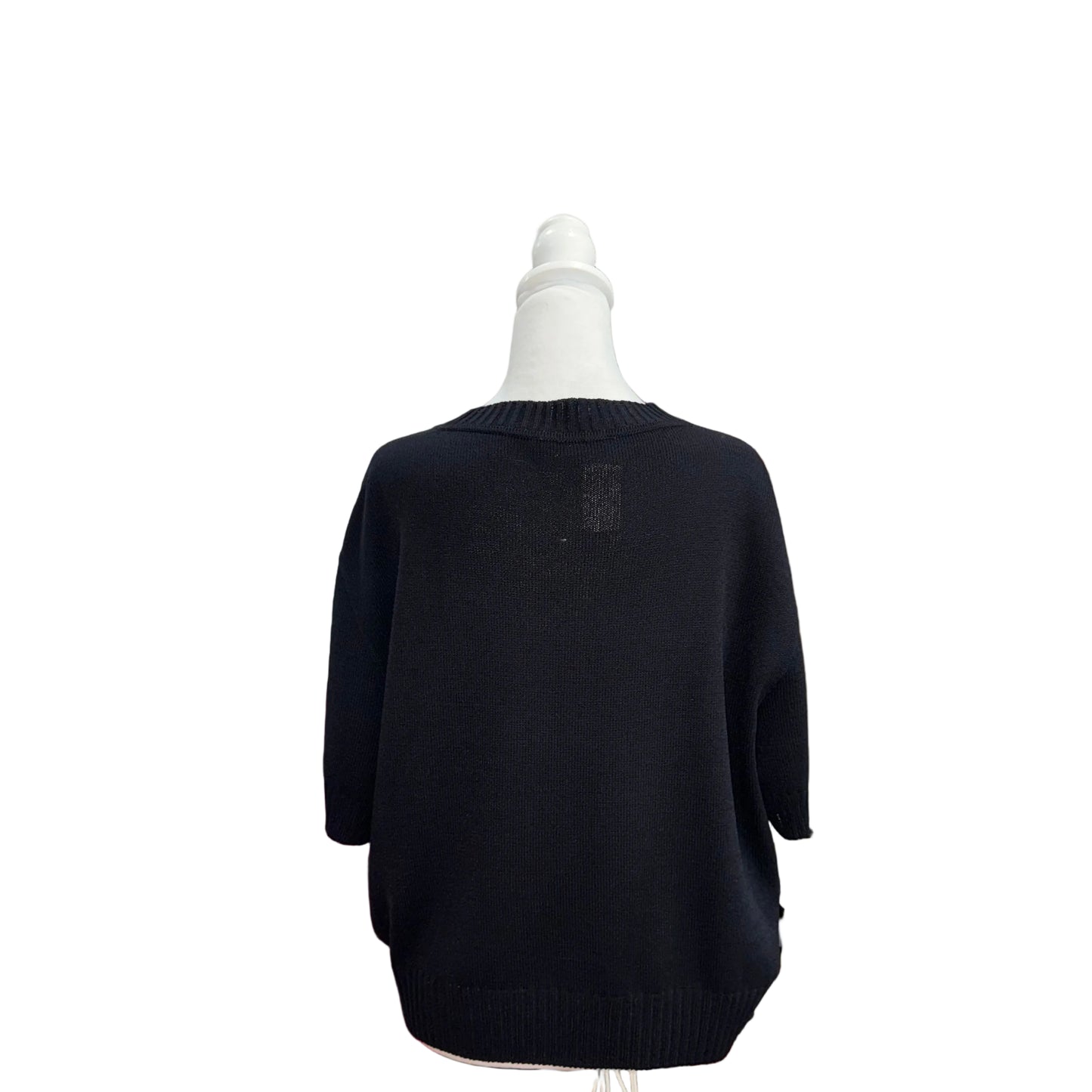 St. John Short Sleeve Top-SWEATERS-Gazelle Fashion and Style