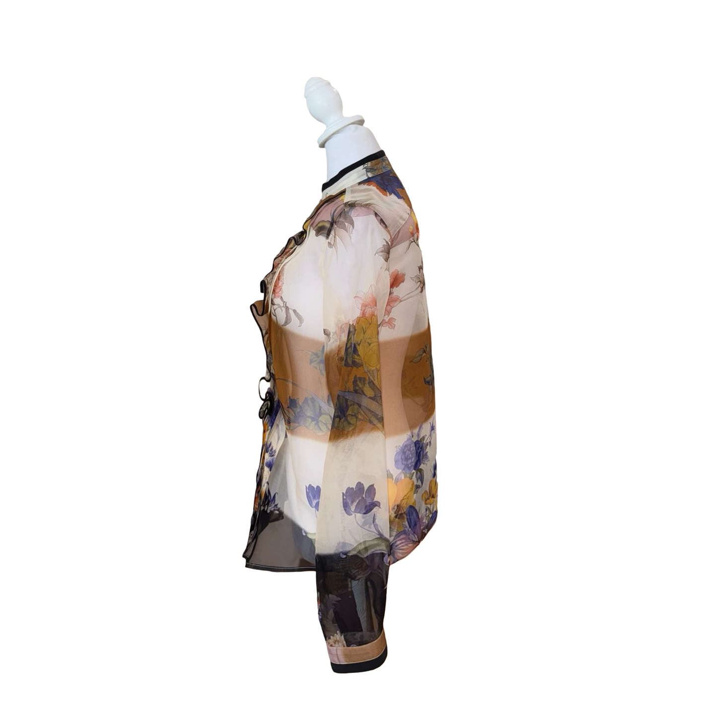 Etro Sheer Floral Print Blouse- Gazelle Fashion and Style 
