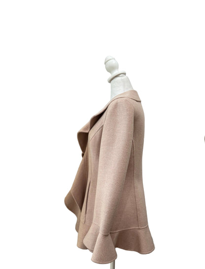 St. John Pink Ruffle Blazer-BLAZER-Gazelle Fashion and Style