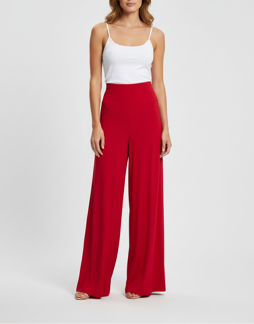 Norma Kamali High Waisted Trousers-PANTS-Gazelle Fashion and Style