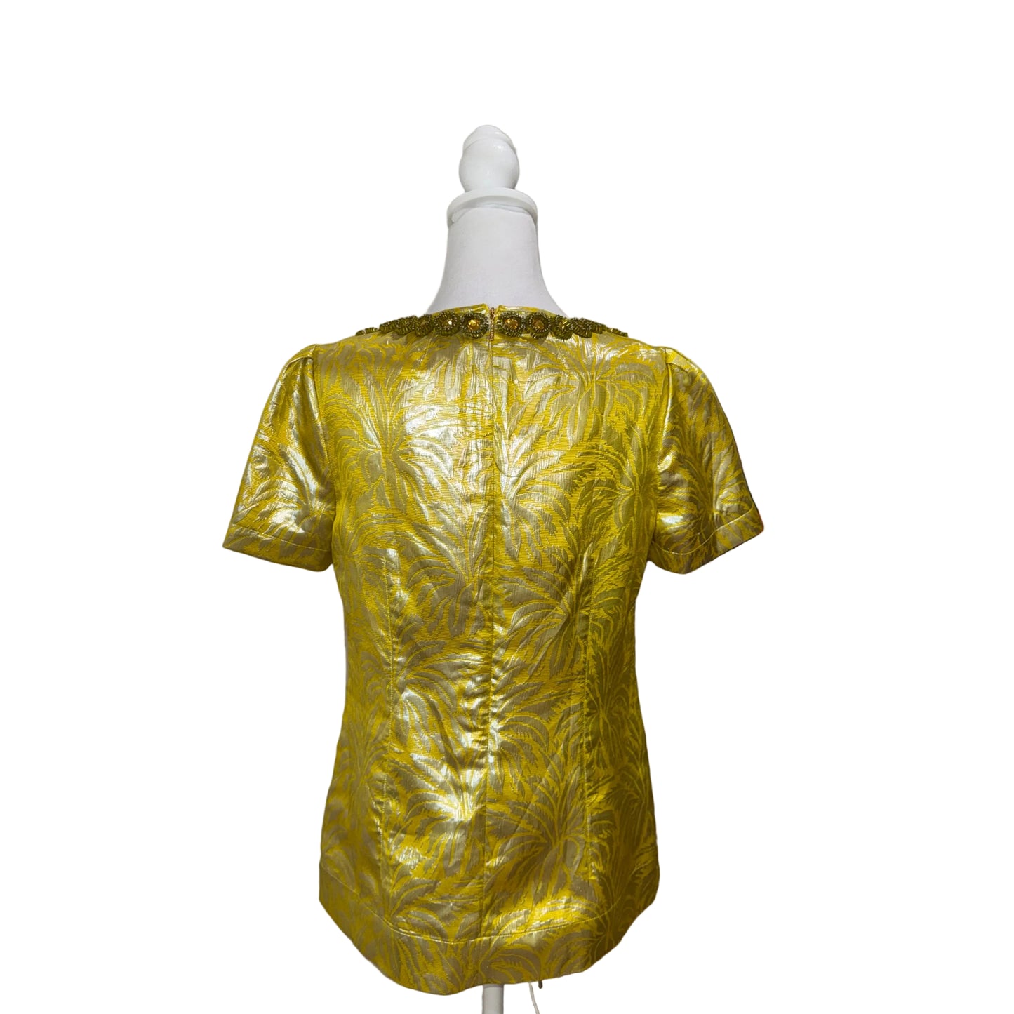 Tory Burch Gold Adorned Lola-TOPS-Gazelle Fashion and Style