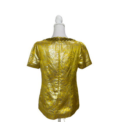 Tory Burch Gold Adorned Lola-TOPS-Gazelle Fashion and Style